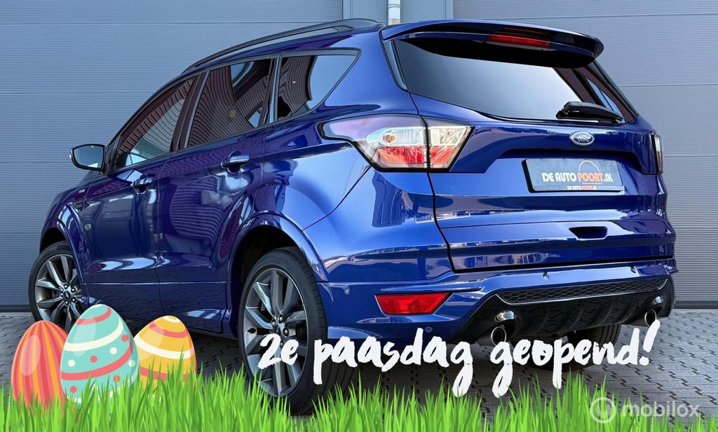 Ford Kuga 1.5 EcoBoost ST Line 182PK Navi+/19"/Trekhaak/Wint, Automaat, 4 cilinders, Blauw, 1586 kg