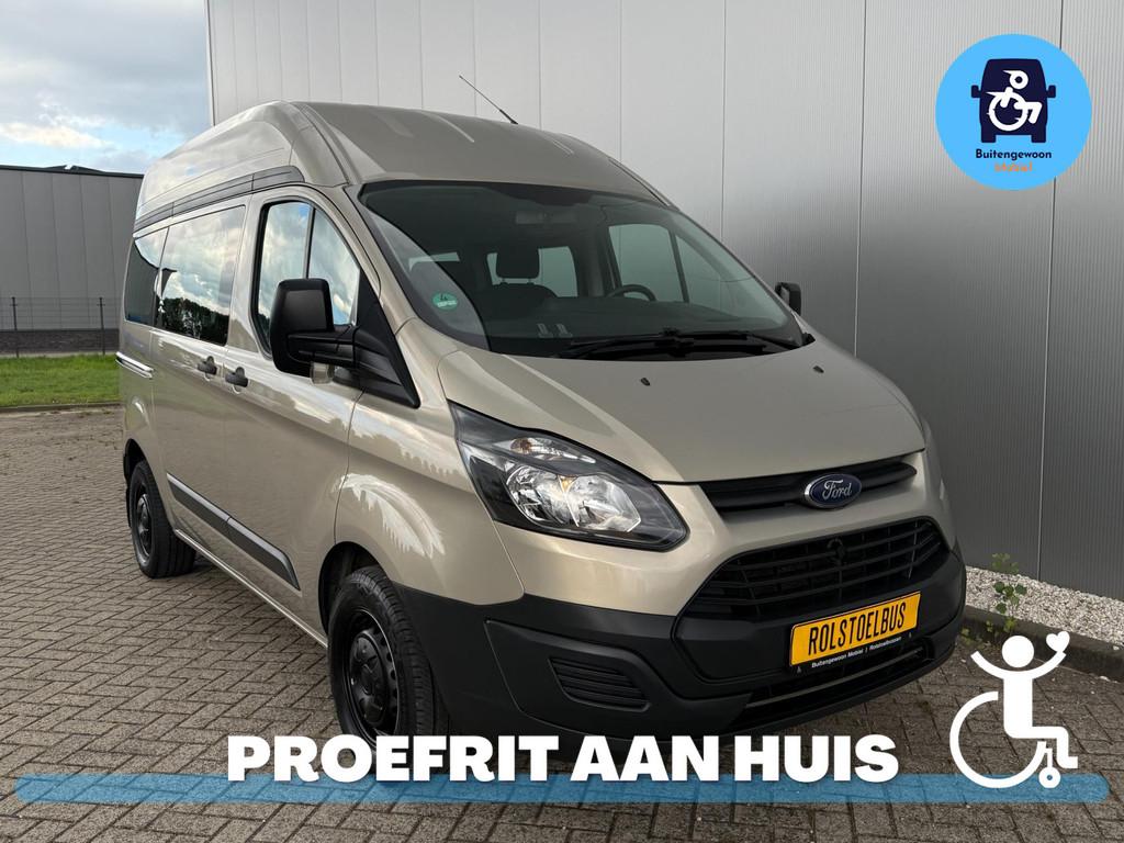 Ford Transit Custom Rolstoelbus (2017) Sixway Rolstoellift, Voorwielaandrijving, 12 maanden, Stof, Beige