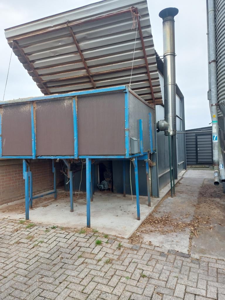 Houtsnipper kachel 340 kw, Ophalen