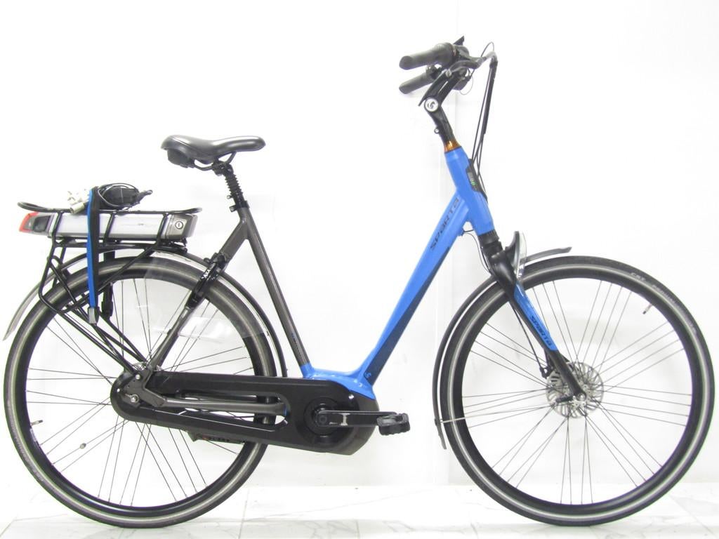 Sparta M8i blauw dames 57cm 28inch, Fietsen en Brommers, Elektrische fietsen, 55 tot 59 cm, Gebruikt, Sparta