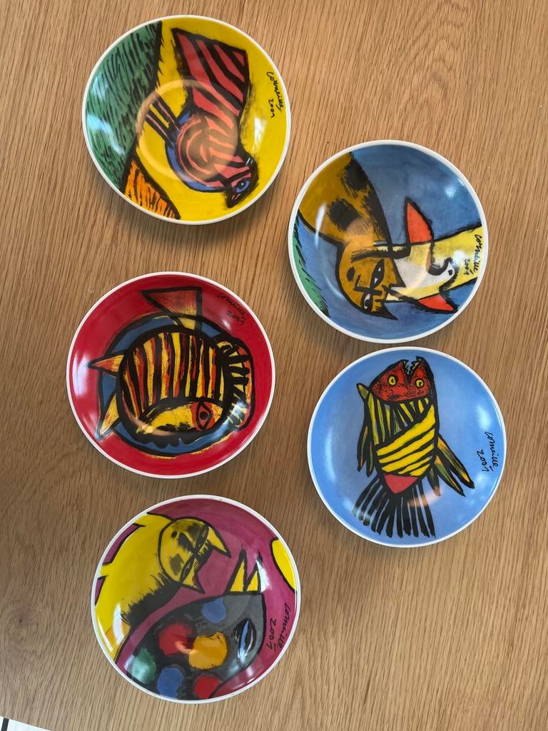 5 Corneille schaaltjes 2001, Ophalen