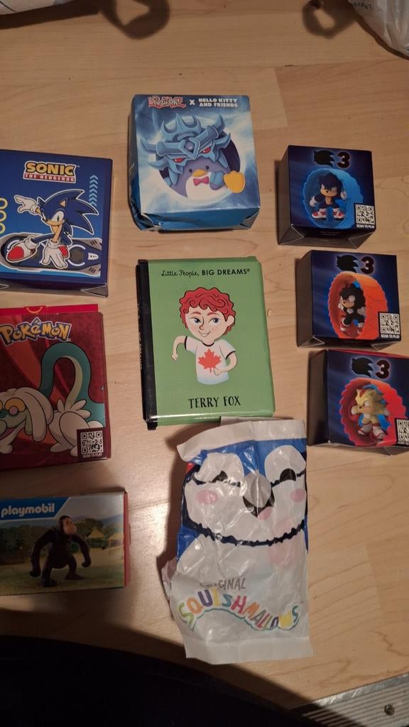 Diverse McDonald's speeltjes - Sonic, Playmobil, Ophalen of Verzenden, Zo goed als nieuw, Jongen of Meisje