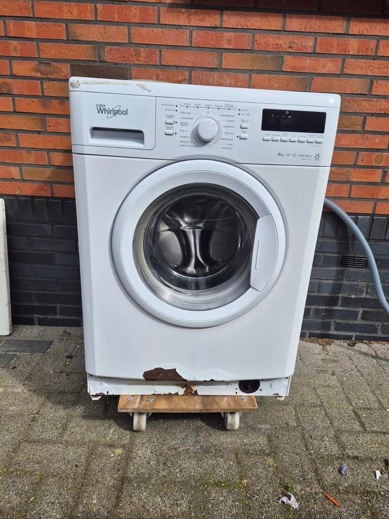 Whirlpool wasmachine, Gebruikt, Ophalen of Verzenden, 85 tot 90 cm, 1200 tot 1600 toeren