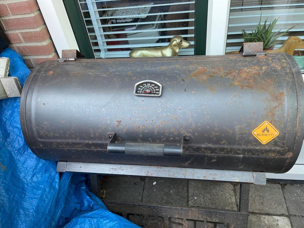 Boretti Barbecue - Robuuste BBQ met Thermometer, Ophalen, Gebruikt