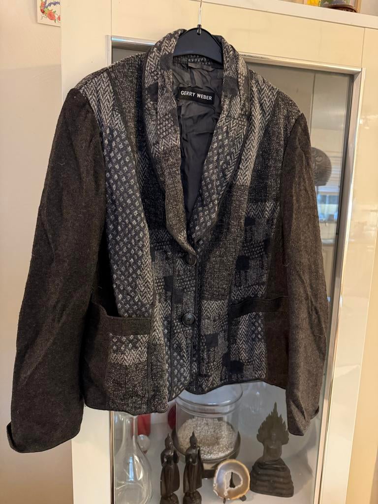 Gerry Weber jasje maat 40, Ophalen of Verzenden, Zo goed als nieuw, Maat 38/40 (M), Grijs