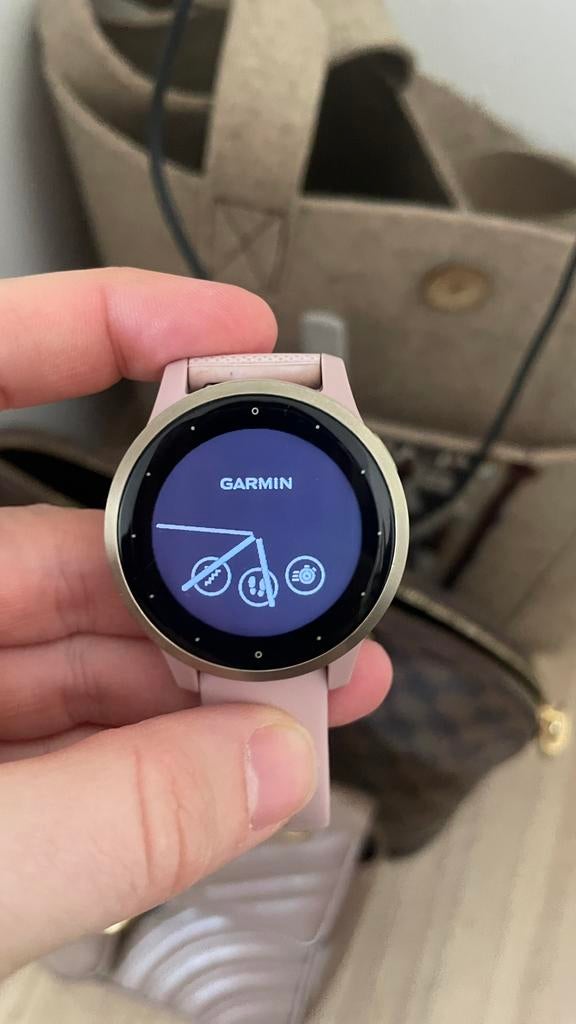 Garmin vivoactive 4s, Sieraden, Tassen en Uiterlijk, Smartwatches, Gebruikt, Ophalen of Verzenden, Roze, Hoogte