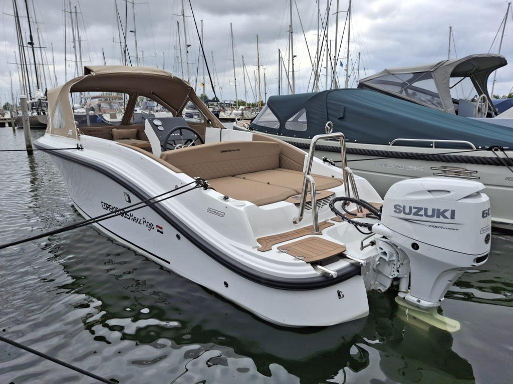 DEMO! Corsiva 605 Tender | 60pk Suzuki limited White, Niet ingevuld, 6 meter of meer, Niet ingevuld, Nieuw
