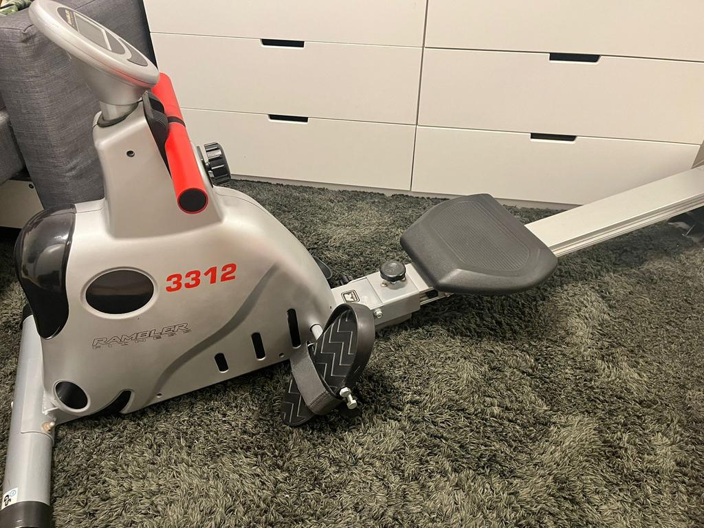 Rambler Fitness roeiapparaat, Ophalen, Gebruikt, Armen, Metaal