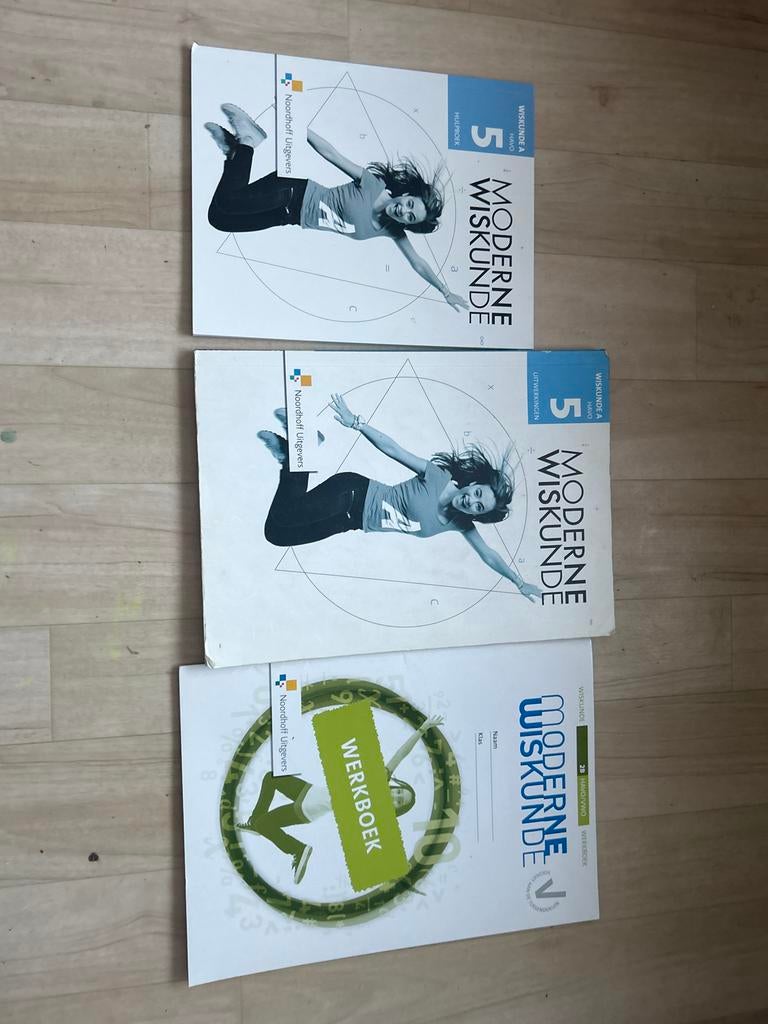 Moderne Wiskunde 5 VWO Boeken en Werkboek+ uitwerkingen, Boeken, Ophalen of Verzenden, Gelezen, VWO, Wiskunde A