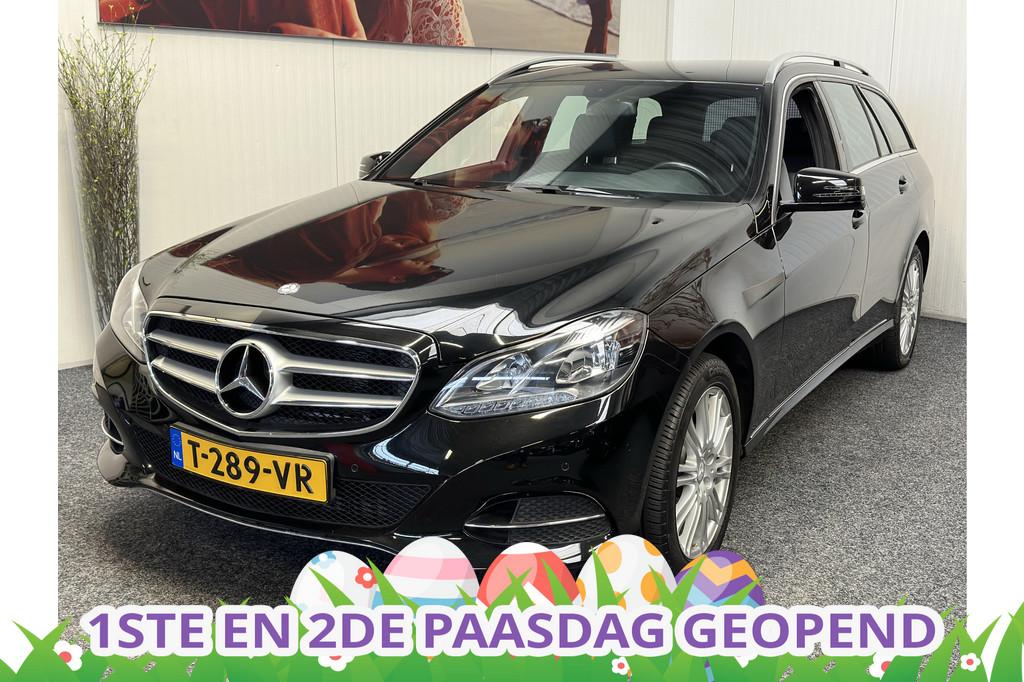 Mercedes-Benz E-Klasse ESTATE 200 ELEGANCE HALF LEDER NAVIGA, Automaat, Achterwielaandrijving, Gebruikt, Zwart