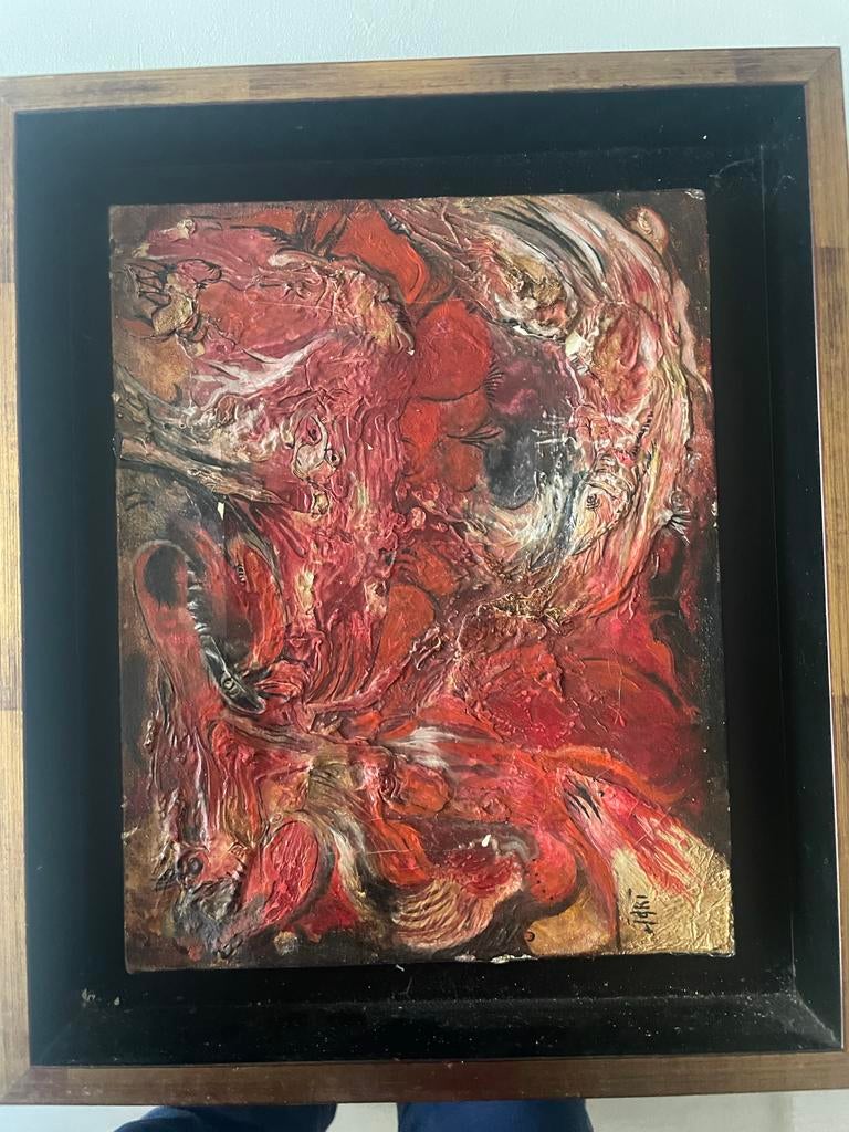 Schilderijen (x2),van  onbekende schilder, Ophalen of Verzenden