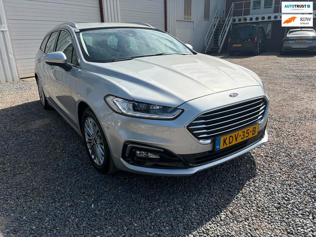Ford Mondeo Wagon 2.0 IVCT HEV Titanium Unieke KM ! BTW, Auto's, Ford, Gebruikt, Zwart, 4 cilinders, Mondeo