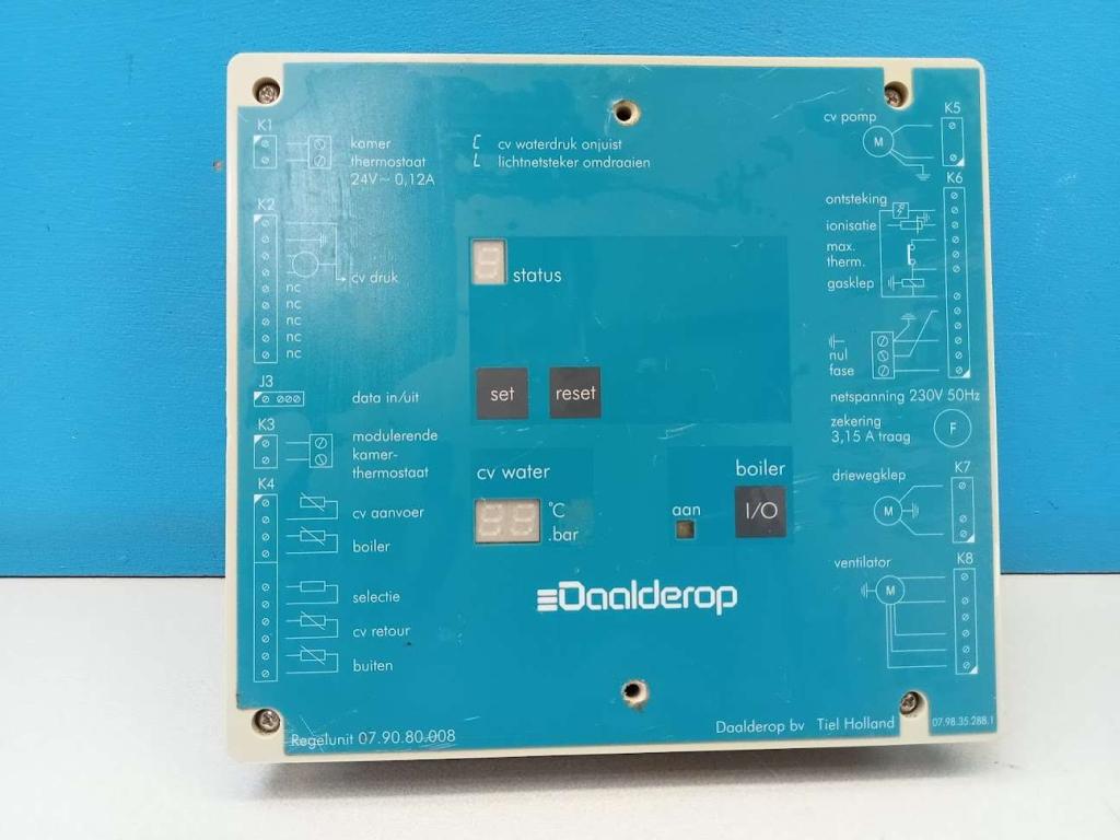 Branderautomaat Itho Daalderop 24/80 art.nr: 07.90.80.008.5, Niet ingevuld, Gebruikt, Cv-ketel of Combi-ketel, Niet ingevuld