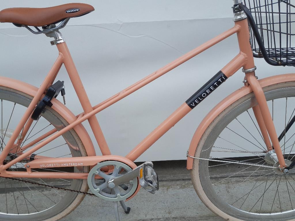 Veloretti Amsterdam 28 inch – Oud Roze – Frame 55 cm, -, -, Veloretti, Ophalen