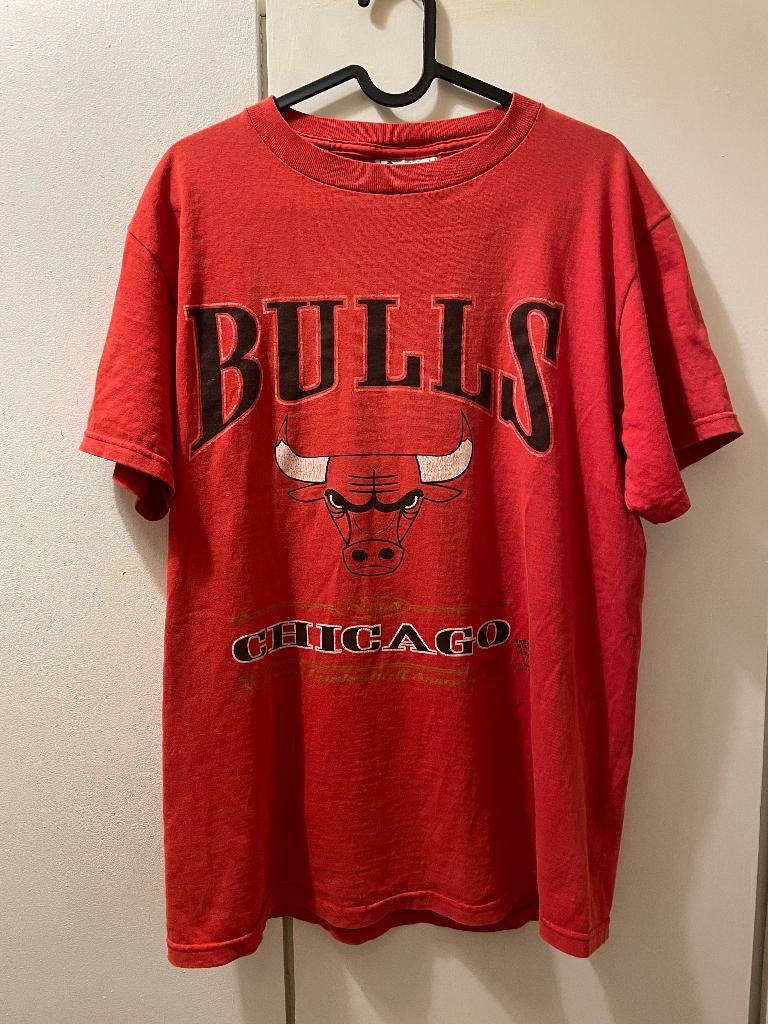 Chicago Bulls Red Lee Sports t-shirt vintage | M, Maat 48/50 (M), Ophalen of Verzenden, Gedragen, Lee Sport
