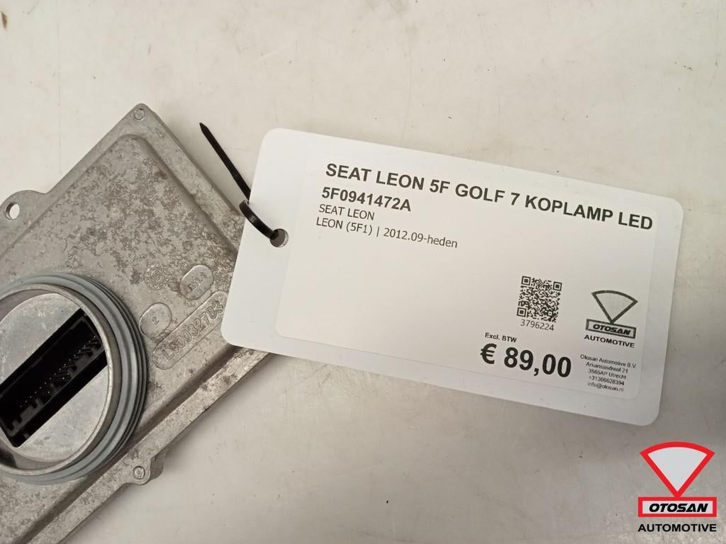 Seat Leon 5F Golf 7 Koplamp LED Module 5F0941472A, Gebruikt, Autovia A-2, Km 585 585
08760  Martorell, ES, Ophalen of Verzenden