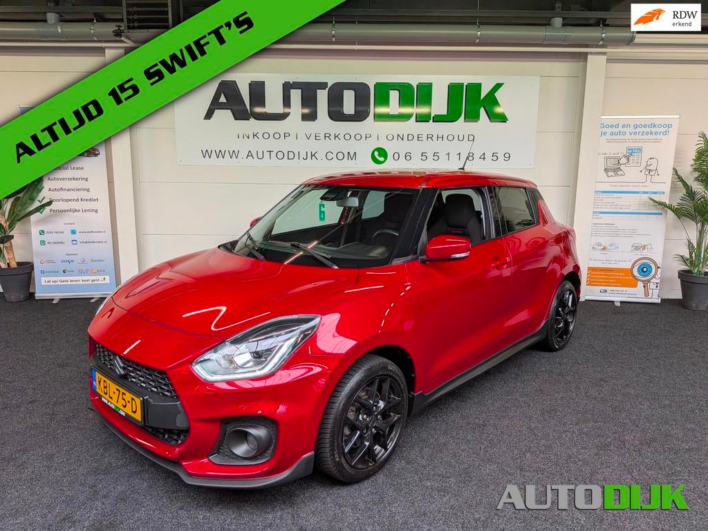 Suzuki SWIFT 1.4 Sport Boosterjet|Full Options|Pearl Red, Auto's, Suzuki, Bedrijf, Te koop, Swift, ABS, Achteruitrijcamera, Adaptive Cruise Control