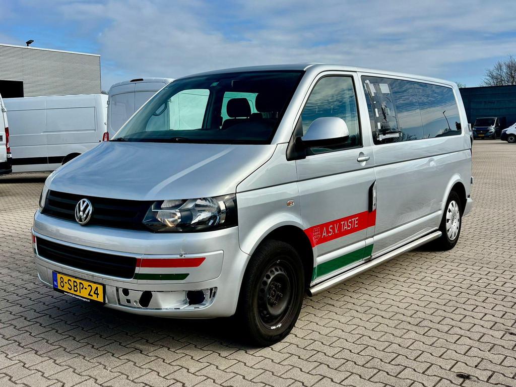 Volkswagen Transporter Kombi 2.0 TDI L2H1 Comfortline 140PK, Euro 5, Stof, Gebruikt, 3150 kg