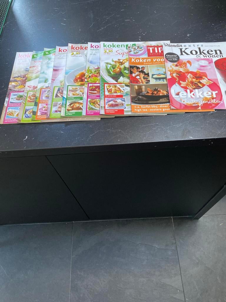 Kooktijdschriften collectie - Koken & Wonen, Tip Culinair, Ophalen of Verzenden, Gelezen, Overige typen