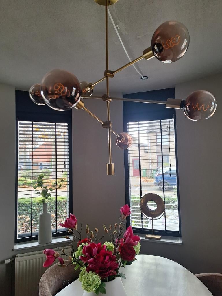 Moderne kroonluchter van Richmond, Ophalen, Zo goed als nieuw, Metaal