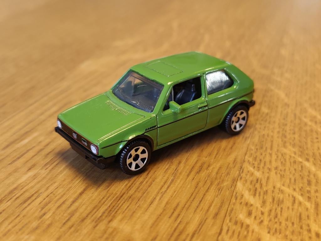 Matchbox Volkswagen Golf GTI GROEN, Ophalen of Verzenden, Zo goed als nieuw, Auto