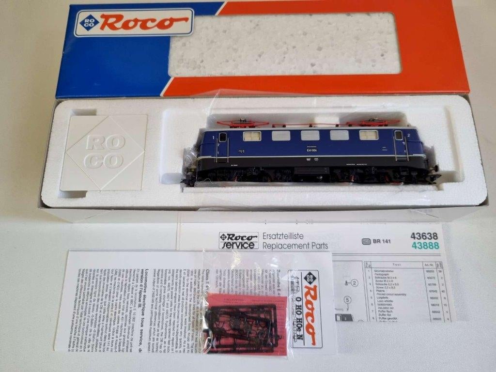 Roco 43638 - Elektrische locomotief BR 141 van de DB met DSS, Ophalen of Verzenden, Zo goed als nieuw, Roco, Gelijkstroom
