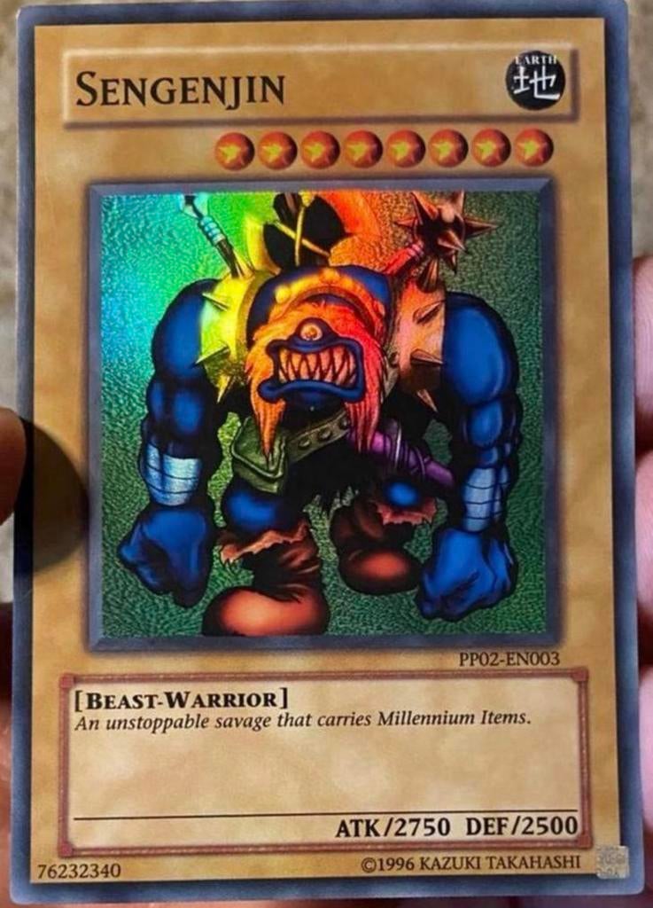 Yu-Gi-Oh! Sengenjin PP02 Premium Pack 2 Print !, Ophalen of Verzenden, Zo goed als nieuw, Losse kaart, Foil