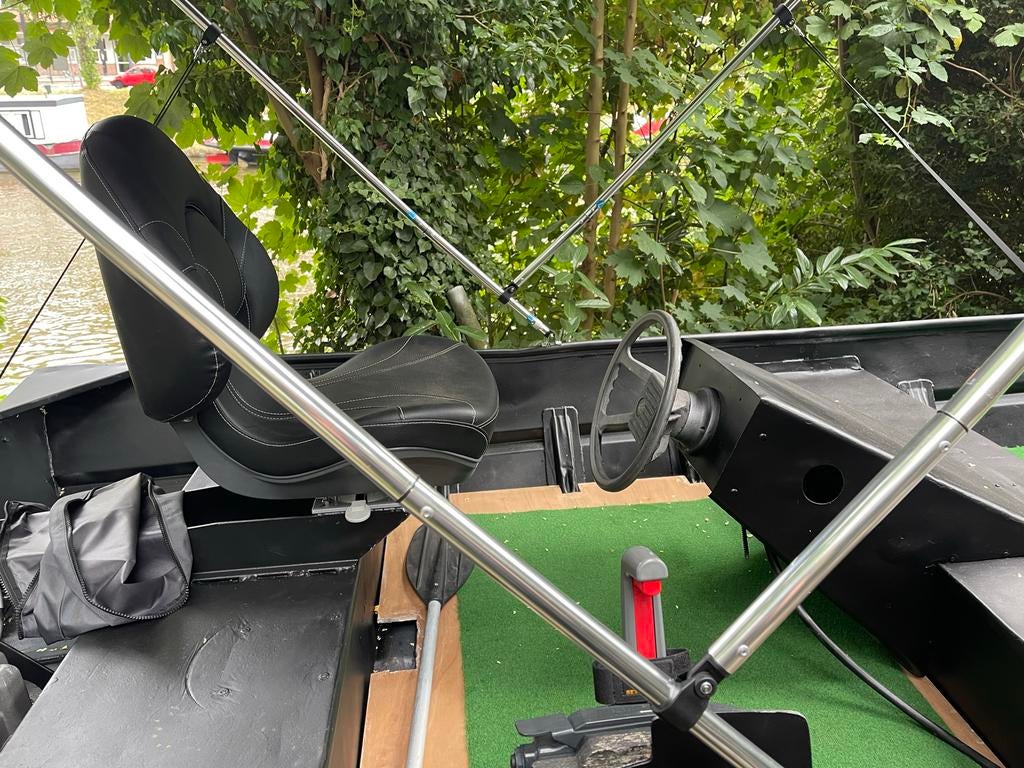 Aluminium boot met Yamaha 4-takt 20 pk buitenboordmotor, Ophalen, 10 tot 30 pk, Gebruikt, Aluminium