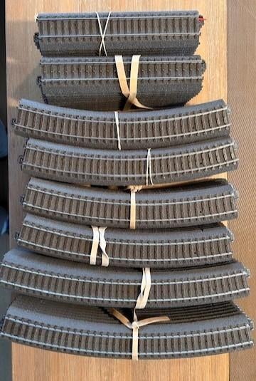 Marklin C rails geknipte rails voor Digitaal rijden, Wisselstroom, Gebruikt, Rails, Ophalen of Verzenden