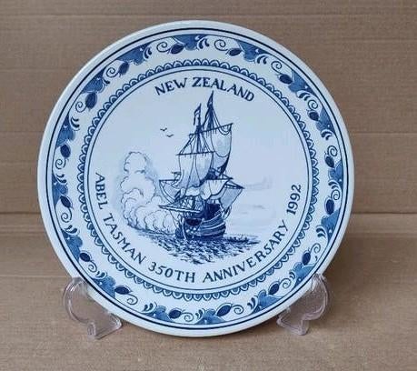 Herdenking wandbord Abel Tasman Australië Royal Goedewaagen, Ophalen of Verzenden