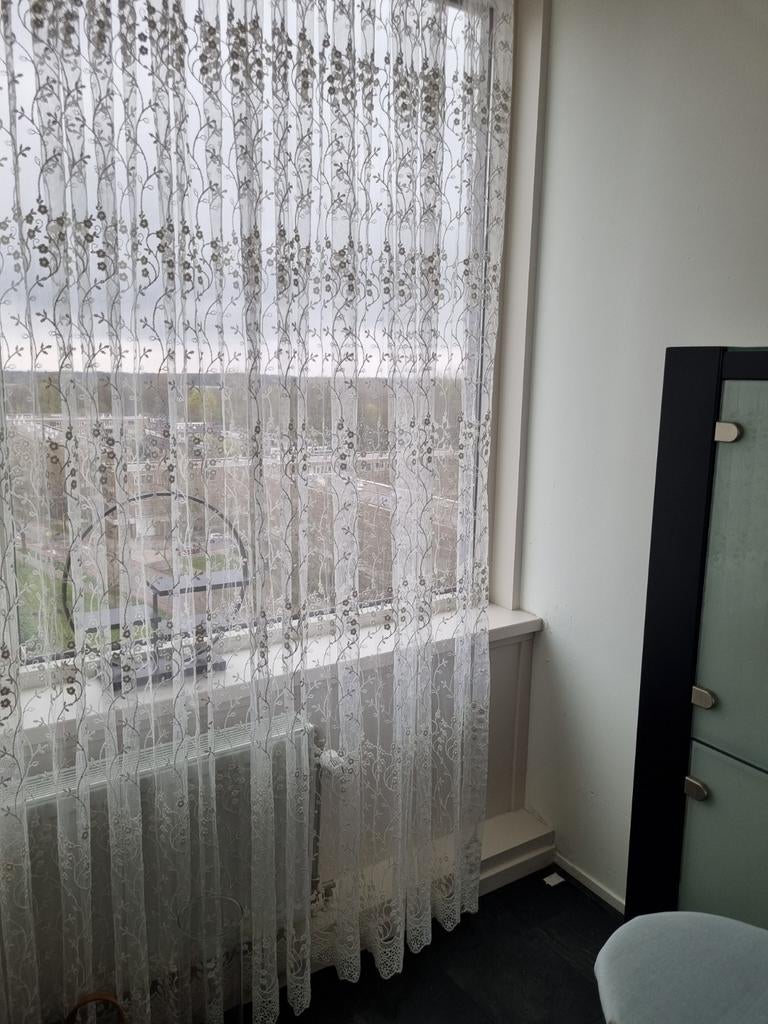 Gordijnen h 250 b 300, Huis en Inrichting, Stoffering | Gordijnen en Lamellen, Ophalen, Gebruikt, 200 cm of meer, Overige kleuren