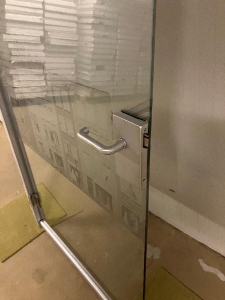 Glazen wanden paneel glas deuren ( 367 ), Doe-het-zelf en Verbouw, Ophalen, Gebruikt, 160 cm of meer, Glasplaat