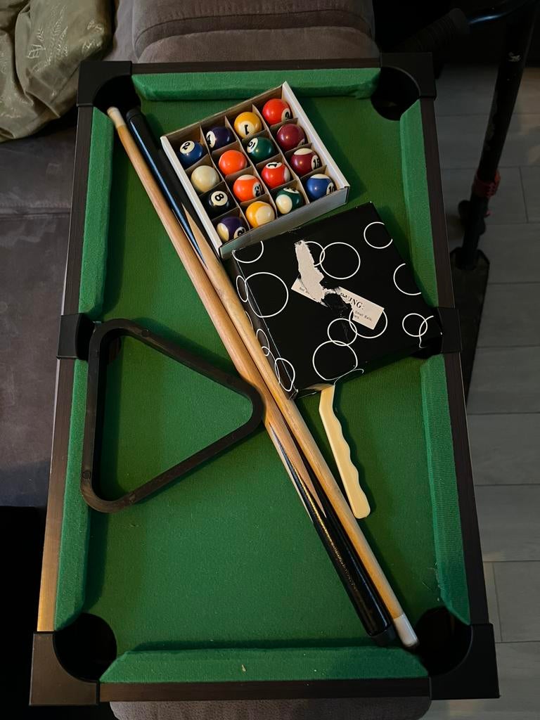 Mini Biljart Tafel, Sport en Fitness, Biljarten en Poolen, Ophalen of Verzenden, Zo goed als nieuw, Biljarttafel
