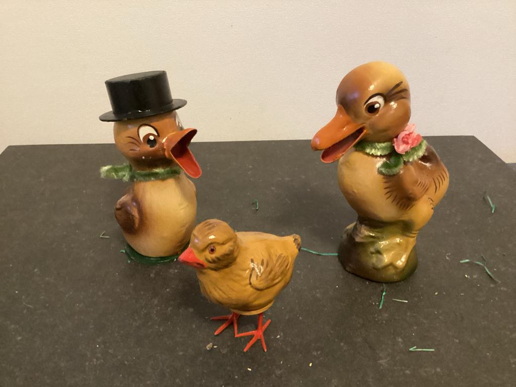 Nostalgie kuiken candy container, Ophalen of Verzenden