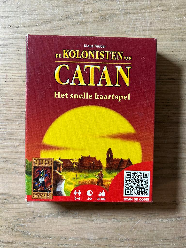 De Kolonisten van Catan het Snelle Kaartspel 999 Games, Ophalen of Verzenden, Zo goed als nieuw