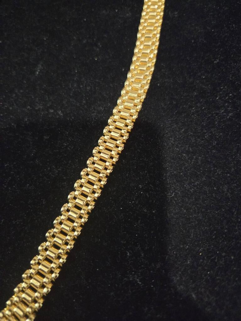 14 k gouden rolex model armband 25 gram, Ophalen of Verzenden, Nieuw, Goud, Goud