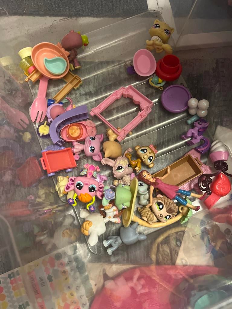 Doosje vol little pet shop!, Kinderen en Baby's, Speelgoed | Overig, Ophalen, Gebruikt, Meisje