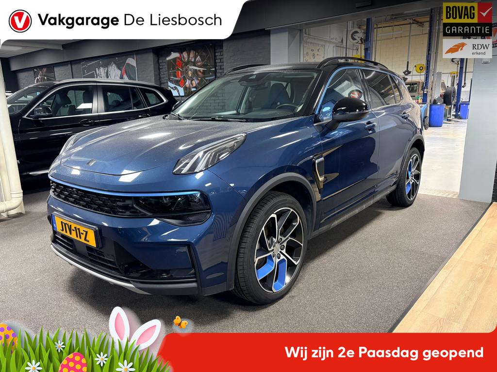 Lynk & Co 01 1.5 / panorama-dak / 360 camera / Infinity audi, Stof, Blauw, Adaptive Cruise Control, Plug-in hybride