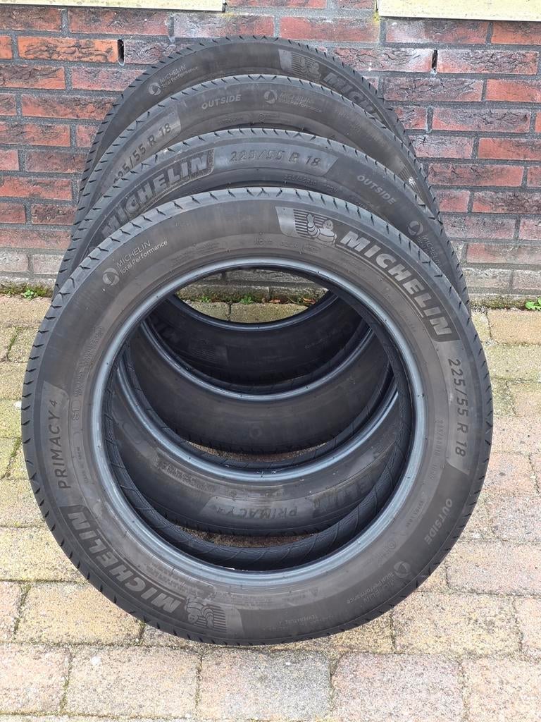 Zomerbanden Michelin Primacy 4 225/55 R18 102V, Ophalen, Gebruikt