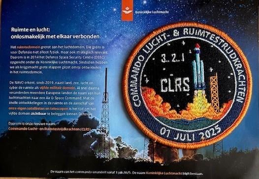 Gezocht Mapje nieuwe CLRS badge Luchtmacht naamwisseling., Verzamelen, Militaria | Algemeen, Ophalen of Verzenden, Luchtmacht