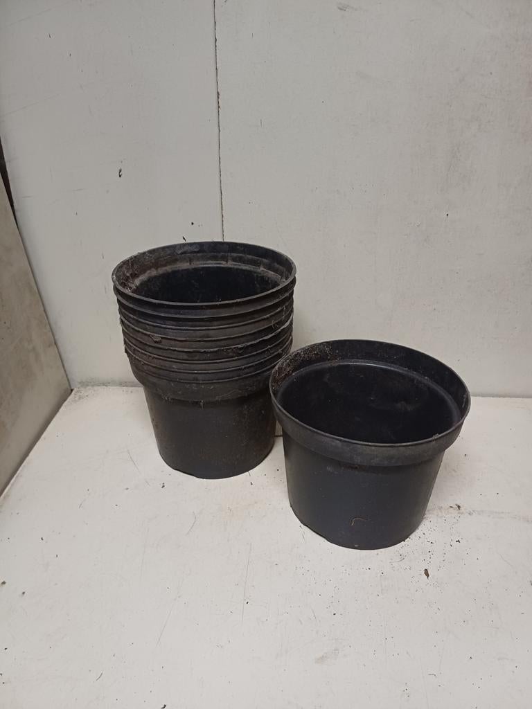 Kweekpotten plantenpotten bloempotten 5 liter, Tuin en Terras, Bloempotten, Kunststof, Gebruikt, Rond, Ophalen of Verzenden
