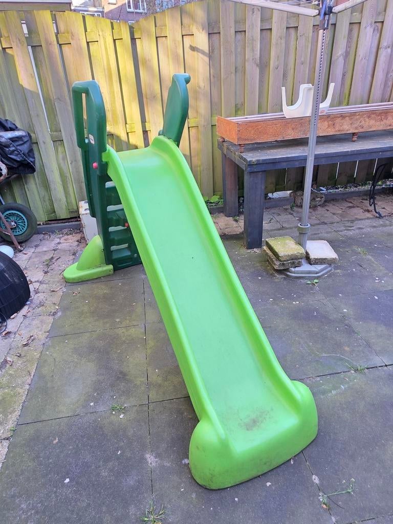 Groene glijbaan voor buiten, Kinderen en Baby's, Speelgoed | Buiten | Speeltoestellen, Ophalen of Verzenden