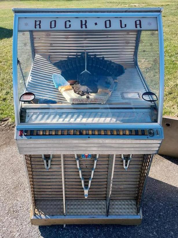 SPOT GOEDKOPE JUKEBOX: ROCKOLA model 1454  Presale deal !, Gebruikt, Rock Ola, Rockola, Ophalen