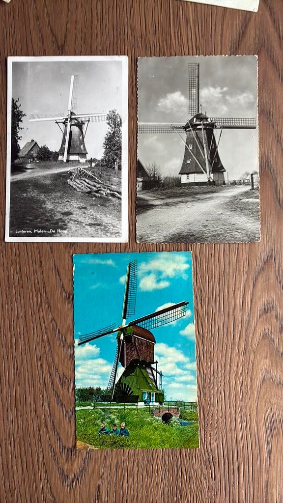 Molen. Hellouw en Lunteren, Ophalen of Verzenden, Gelderland