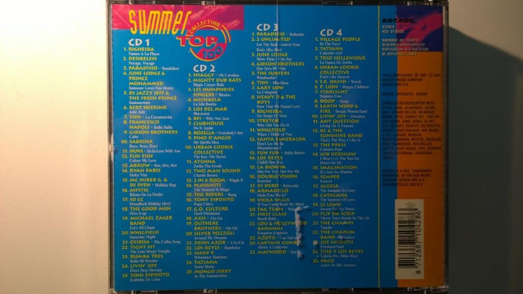 Summer Collection Top 100 (4 CD), Ophalen of Verzenden, Zo goed als nieuw, Pop