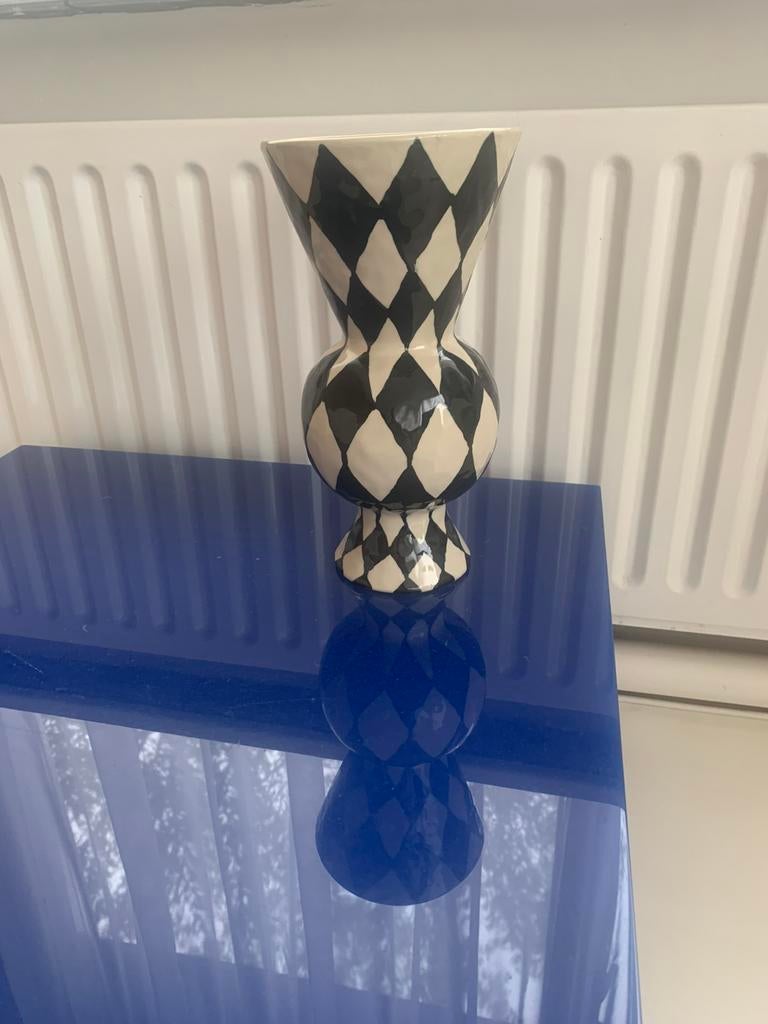 Klevering vaas.., Ophalen, Overige kleuren, Minder dan 50 cm, Glas