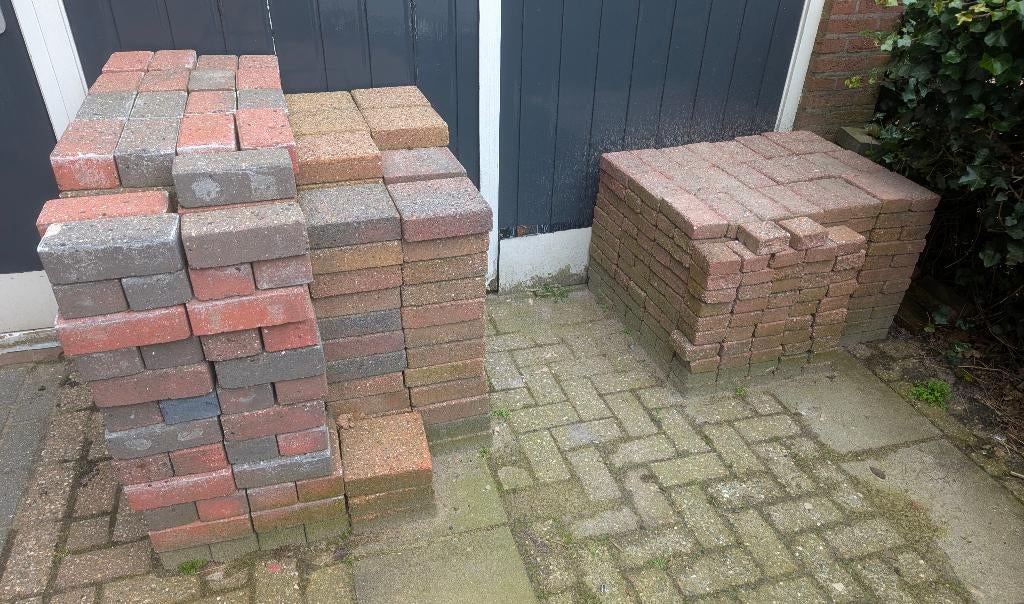 Klinkers Gratis af te halen, Tuin en Terras, Tegels en Klinkers, Ophalen, Gebruikt, Beton, Klinkers