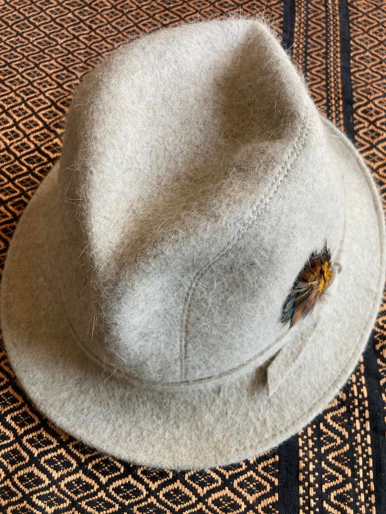 Mayser Traveller Zindl Tiroler Hoed - Haarvilt - Maat 59, Ophalen of Verzenden, Gedragen, Hoed