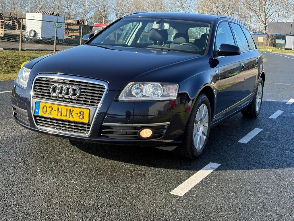 Audi A6 2.0 Turbo 2009 Stoelverwarming/Navi APK 5-27!, Auto's, Audi, Euro 5, Stof, 1984 cc, Blauw