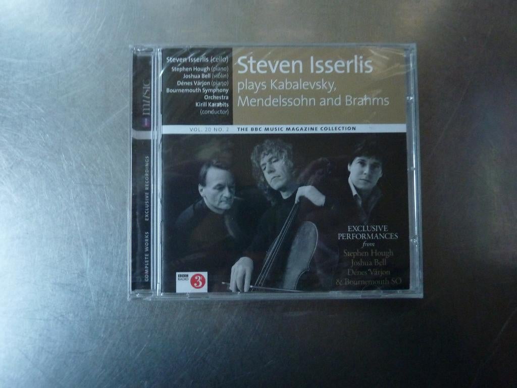 Steven Isserlis - Plays Kabalevsky, Mendelssohn, Brahms NEW, Ophalen of Verzenden, Modernisme tot heden, Nieuw in verpakking, Overige typen